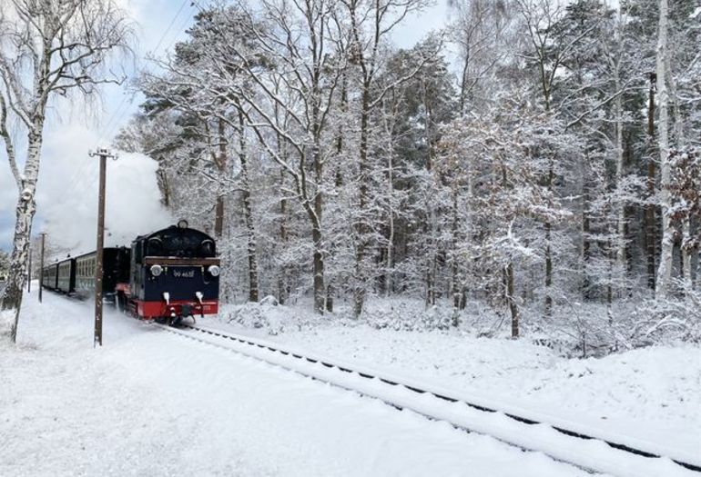 Rasender Roland im Winter