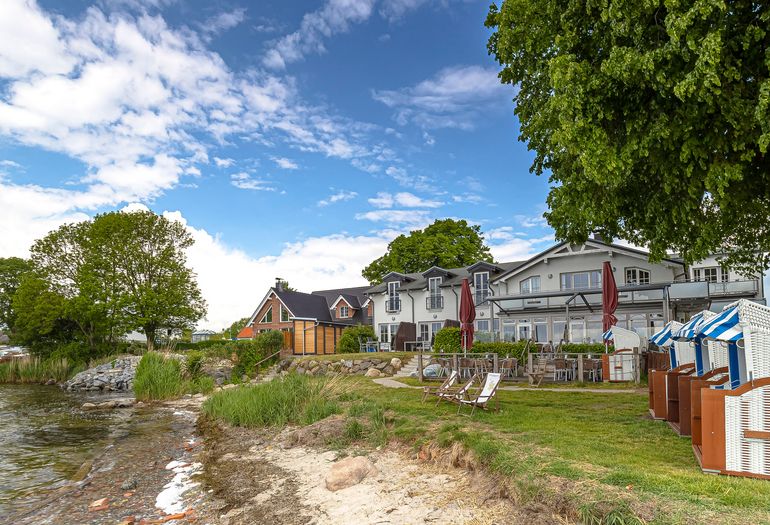 Haus Seeblick Blick vom Bodden