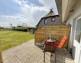 Haus Inselperle Whg. 02 mit Terrasse und Boddenblick